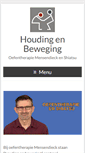 Mobile Screenshot of houdingenbeweging.nl
